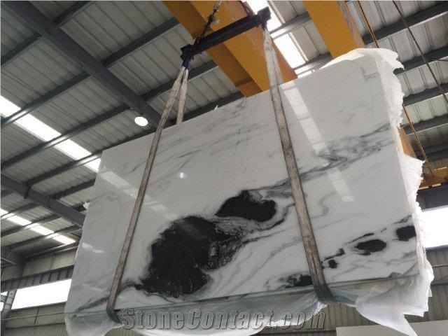 Panda White Marble Slab Panda White Autumn Marble