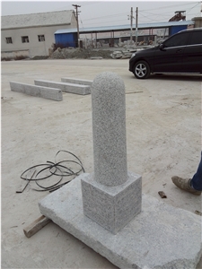 Grey Granite Pillars