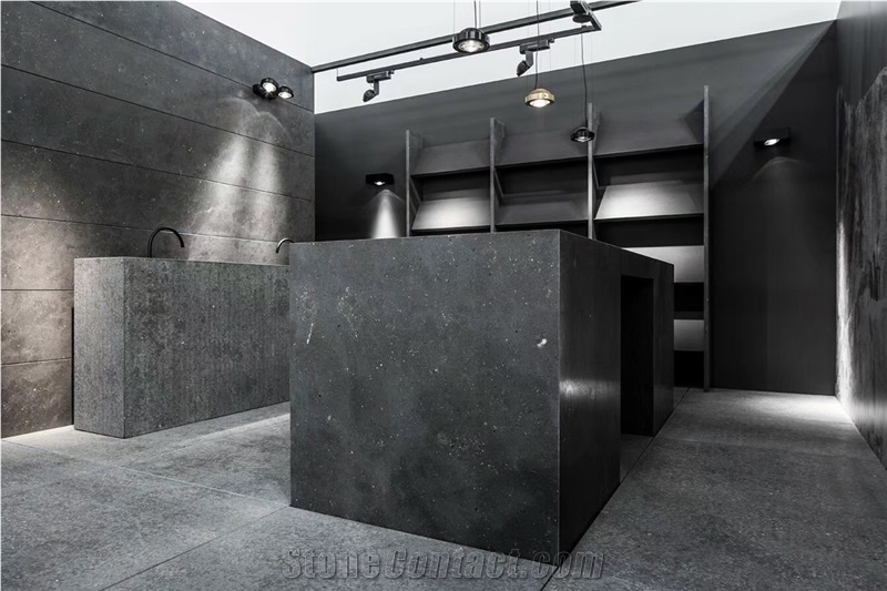 Azul Bateig Limestone Building Internal Wall Grey