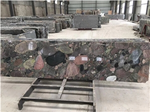 China Rainbow Granite Bathroom Slabs Rainbow Slab