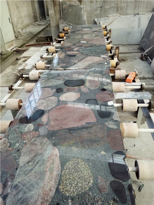 China Rainbow Granite Bathroom Slabs Rainbow Slab