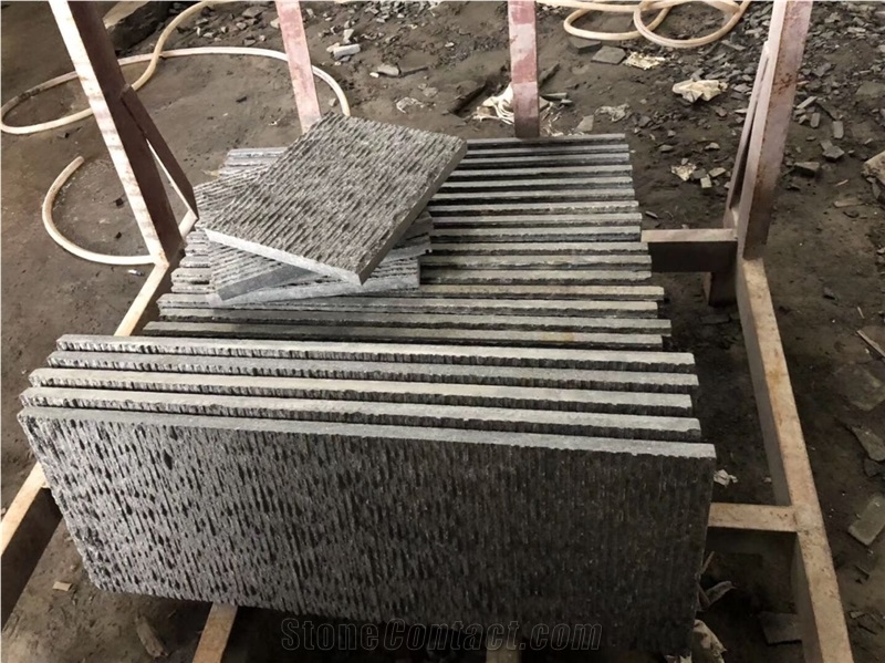 Dark Grey Granite Water Fall Natural Split