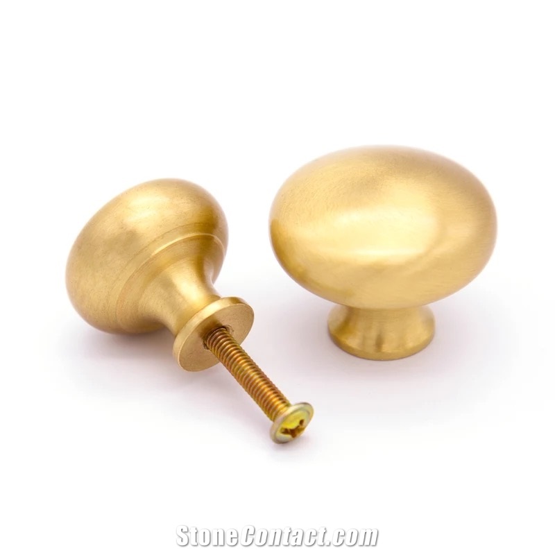 Drawer Door Handle Marble Handle Gold Glass Handle