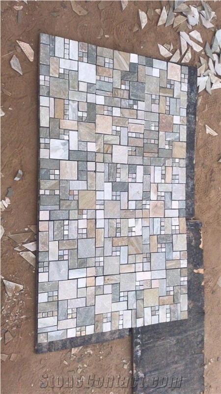 French Pattern Culture Stone Flooring Pavement Til