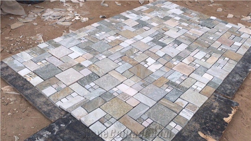 French Pattern Culture Stone Flooring Pavement Til