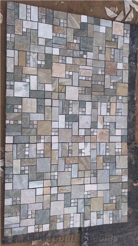French Pattern Culture Stone Flooring Pavement Til