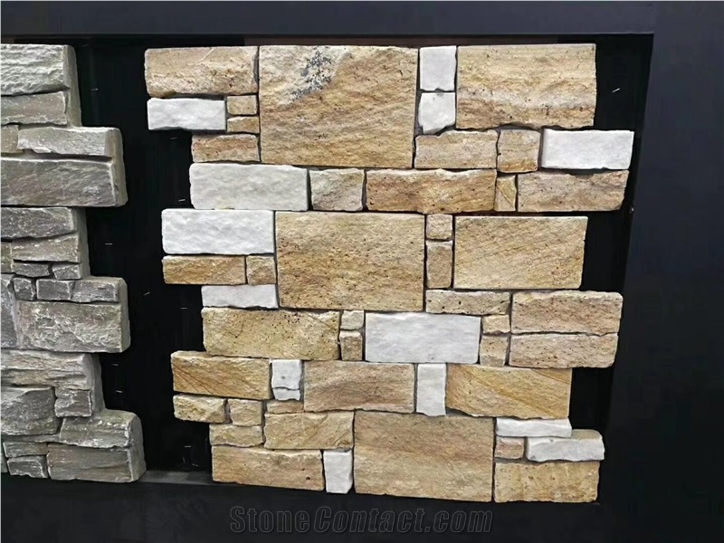 Limestone Wall Panels Cultured Stone Ledge Decor