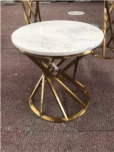 Luxury Coffee Table Green White Table Tea Table