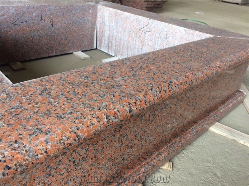 Maple Red G562 Flower Pot Granite Paver