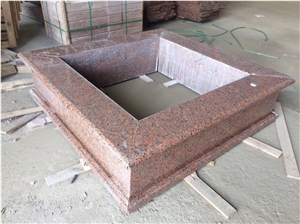 Maple Red G562 Flower Pot Granite Paver