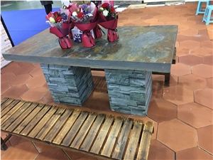 Slate Dinner Table Garden Table Slate Tea Table