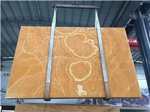 Yellow Onyx Slab