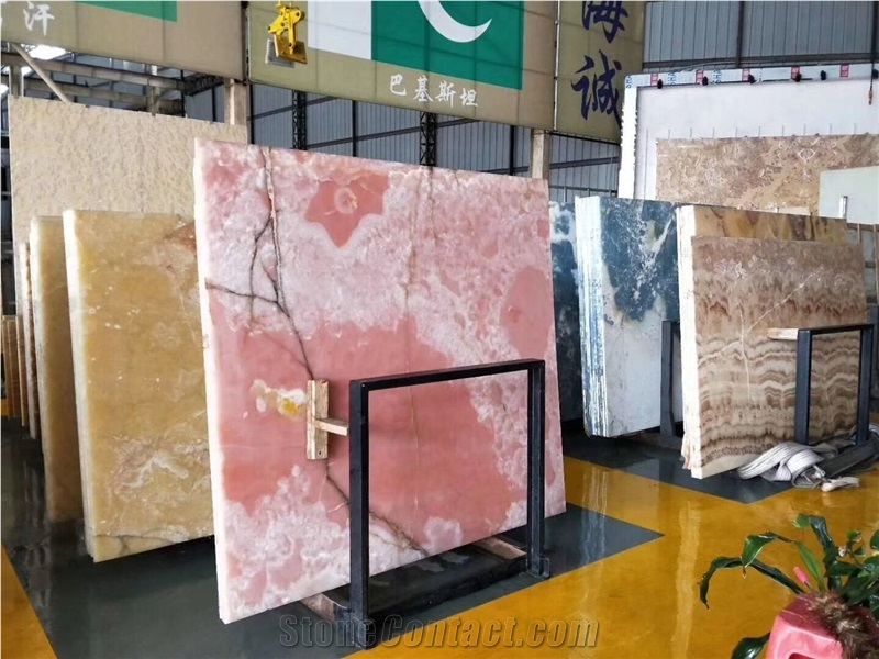 Yellow Onyx Slab
