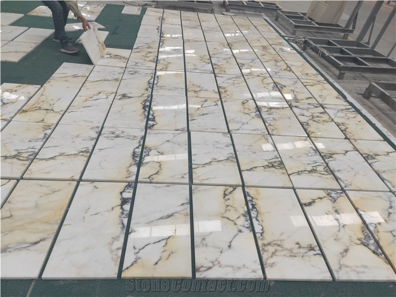 Calacatta Michelangelo Marble Floor Tiles