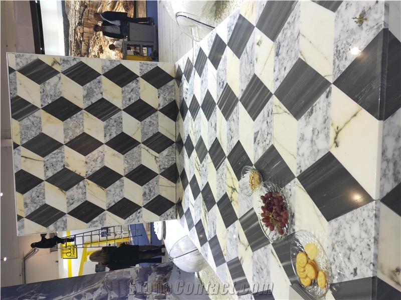 Calacatta Michelangelo Marble Floor Tiles