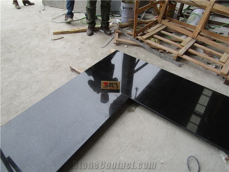 Best Quality India Black Galaxy Granite Countertop
