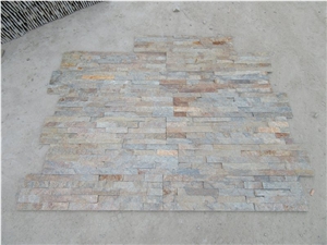 Rusty Yellow Split Face Slate Cultured Stone