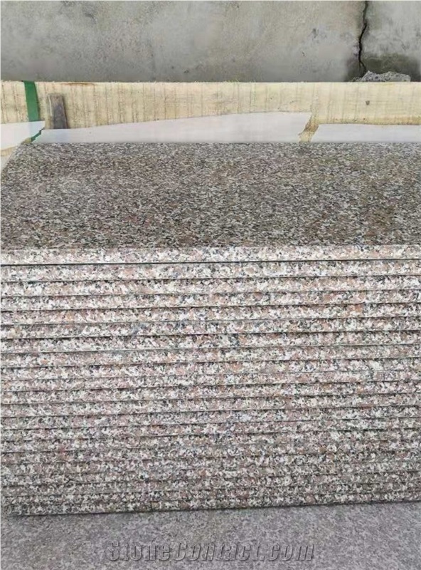 Wulian Flower Granite Polished Steps G361 Stairs