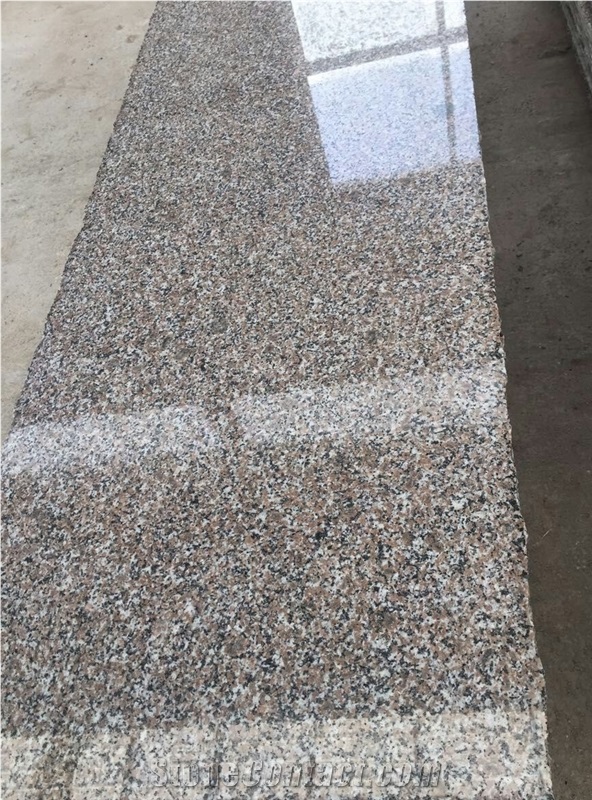 Wulian Flower Granite Polished Steps G361 Stairs