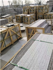 Wulian Flower Granite Polished Steps G361 Stairs