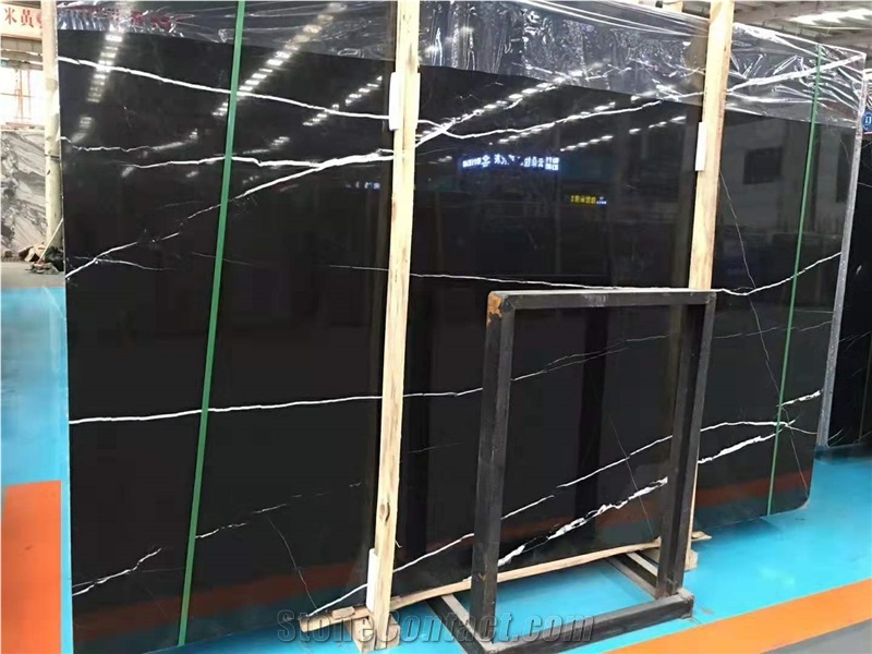 Black Marble Nero Marqino Slabs&Tiles Best Price