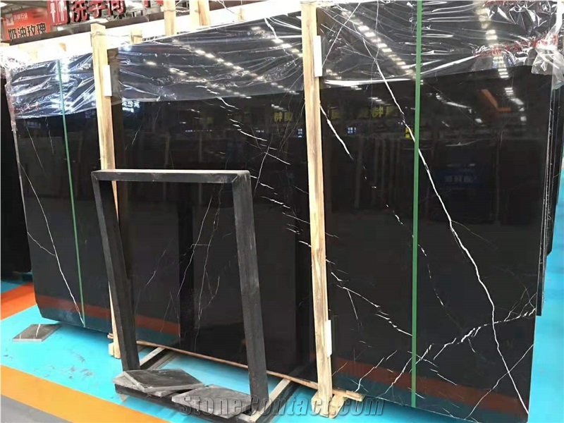 Black Marble Nero Marqino Slabs&Tiles Best Price
