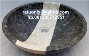 Ash Grey Marble Sink