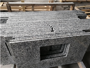 Bala Flower White China Granite Vanity Bath Tops