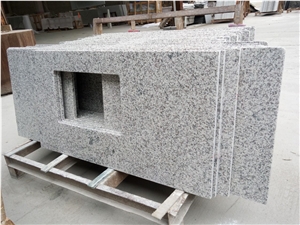 G655 Hazel White China Granite Vanity Bath Tops