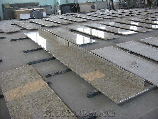 G682 Sunset Gold Yellow Rust Granite Countertop