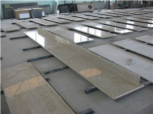 G682 Sunset Gold Yellow Rust Granite Countertop