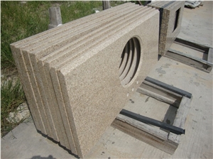 G682 Sunset Gold Yellow Rust Granite Countertop