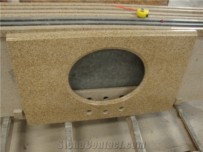 G682 Sunset Gold Yellow Rust Granite Countertop