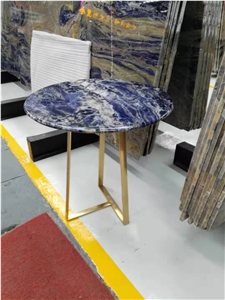 Semi Precious Round Stone Table Top