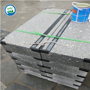Grey Granite Step with Black Strip