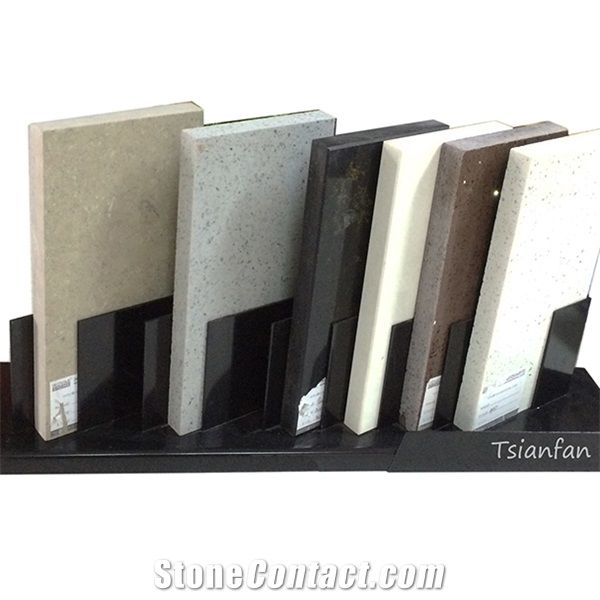 Metal Table Top Displays Stone Samples