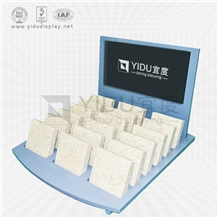 Showroom Quartz Stone Tile Sample Display Tower