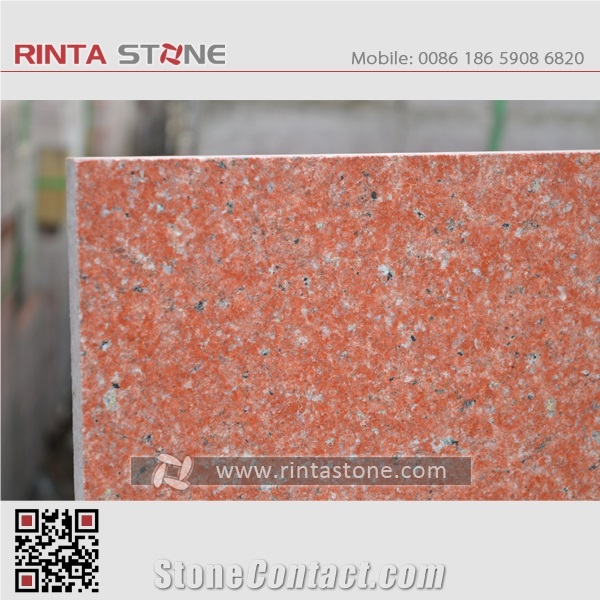 China Red First Lady Dark G354 Rosa Porrino Slabs