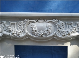 Red Marble Fireplace Mantel Sculpture Fireplace