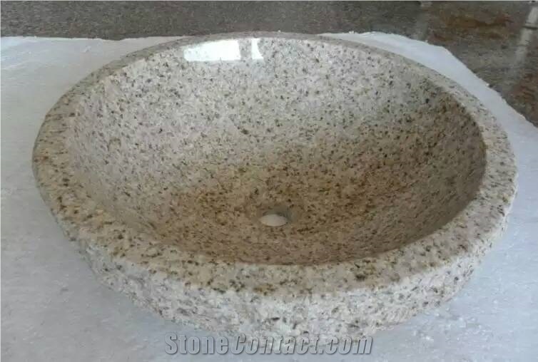 Chrocks G682 Granite Basin,Yellow Granite Washbowl