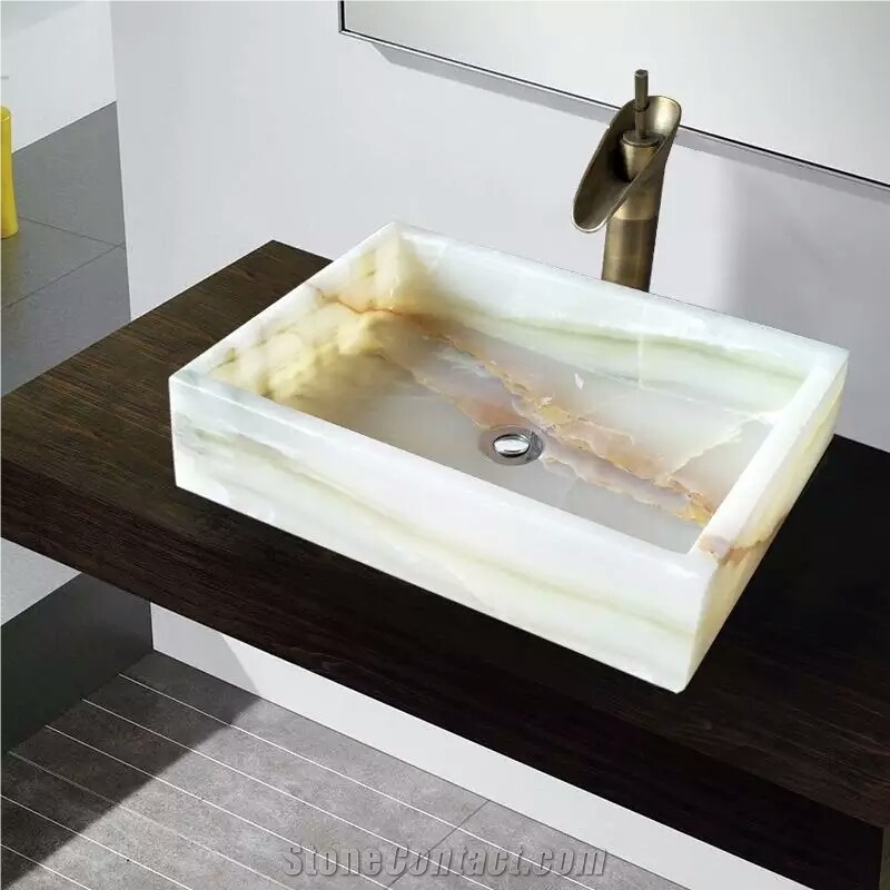 White Onyx Wash Basins,White Onyx Sinks