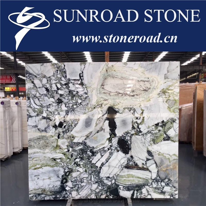 Ice Green Marble,Ice Jade, Cold Jade,White Beauty