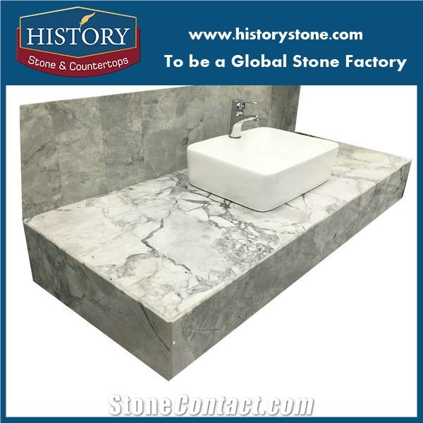 Calacatta Grey Quartzite Kitchen Countertop