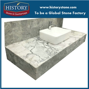 Calacatta Grey Quartzite Kitchen Countertop