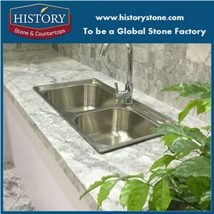 Calacatta Grey Quartzite Kitchen Countertop