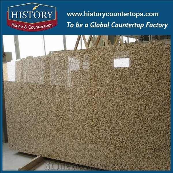 Tiger Skin Gold Yellow Granite Slab Tile Tops