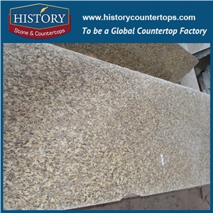Tiger Skin Gold Yellow Granite Slab Tile Tops