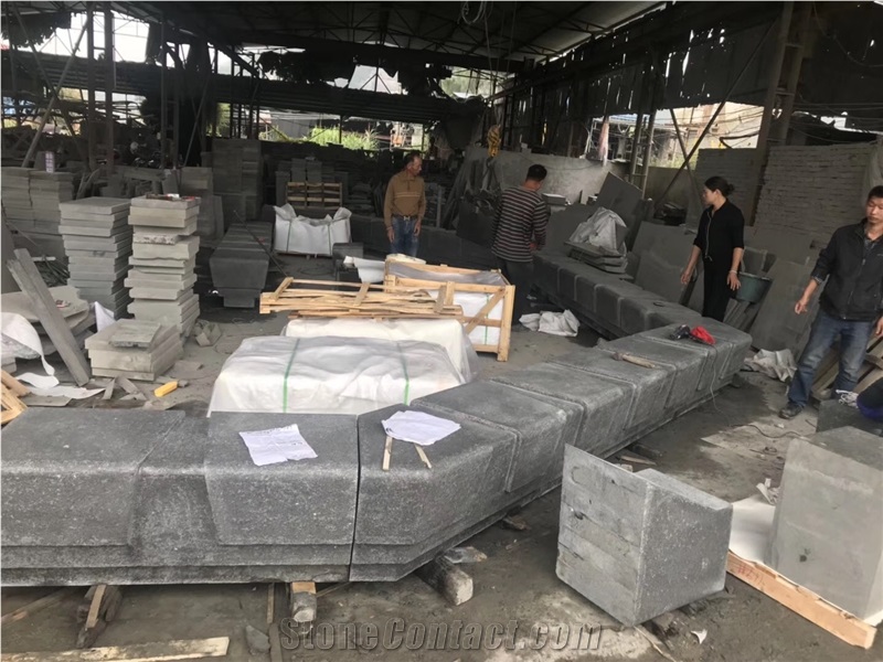 New G684 Granite Benches Sitting Blocks Seats