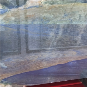 Brazil Azul Macaubas Blue Quartzite Slab