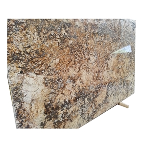 India Crystal Gold Granite Tiles and Slabs